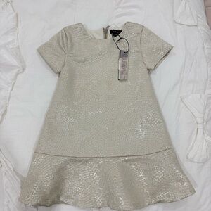 Imoga Shimmering Cream Formal Dress